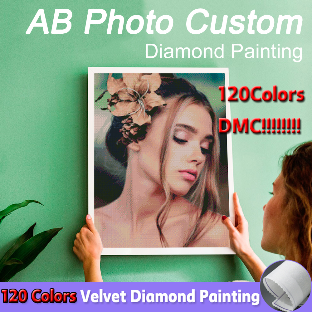 Photo Mosaic Print - 120 Colors Diamond Painting Custom Kits