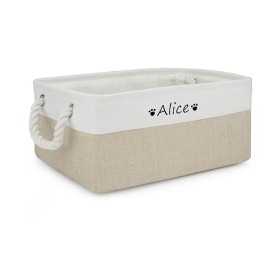 Dog Toy Basket, Dog Toy Bin Bo - Personalized Name Box recension och pris