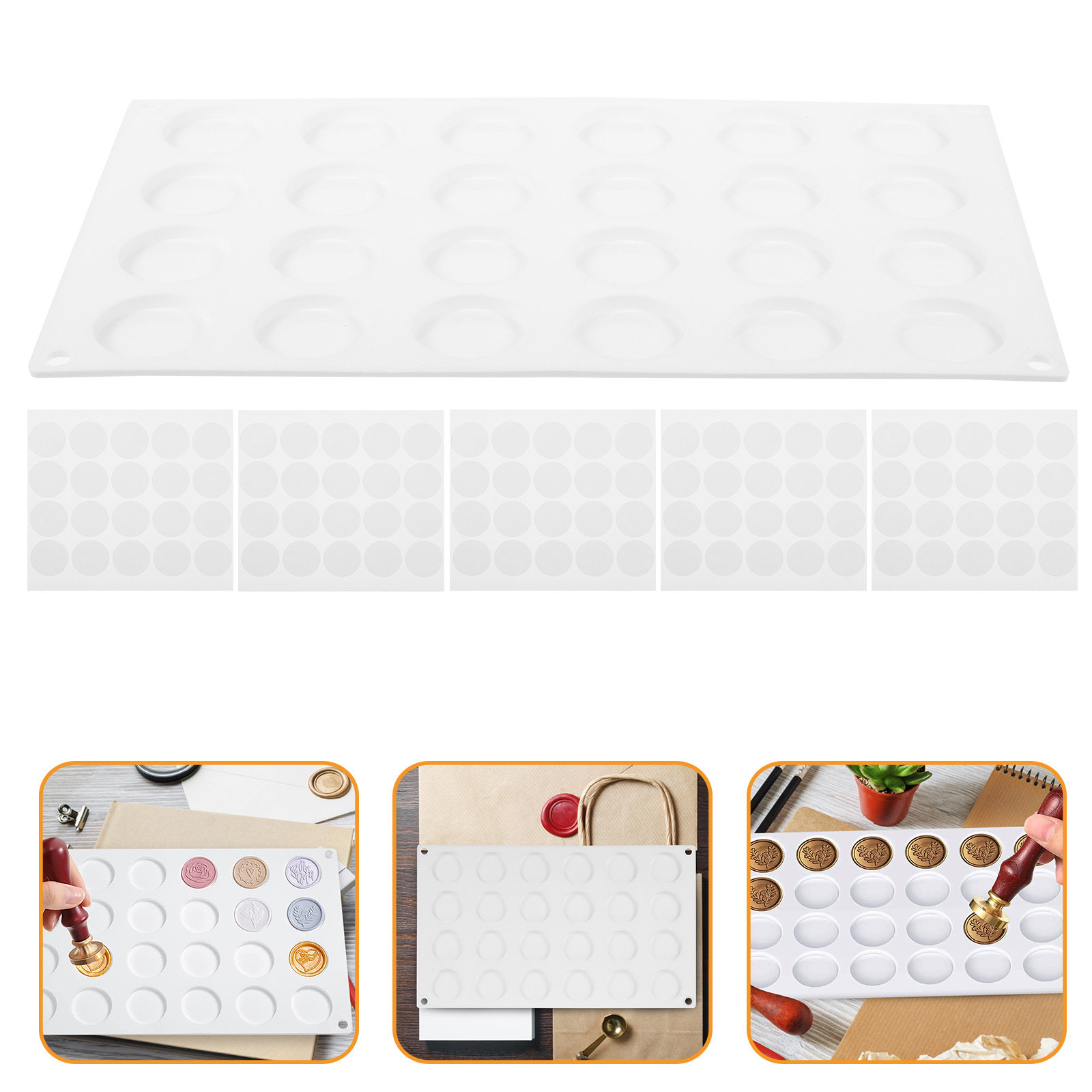 1Set Premium Silicone Wax Seal - Wax Seal Letter Kit recension och pris