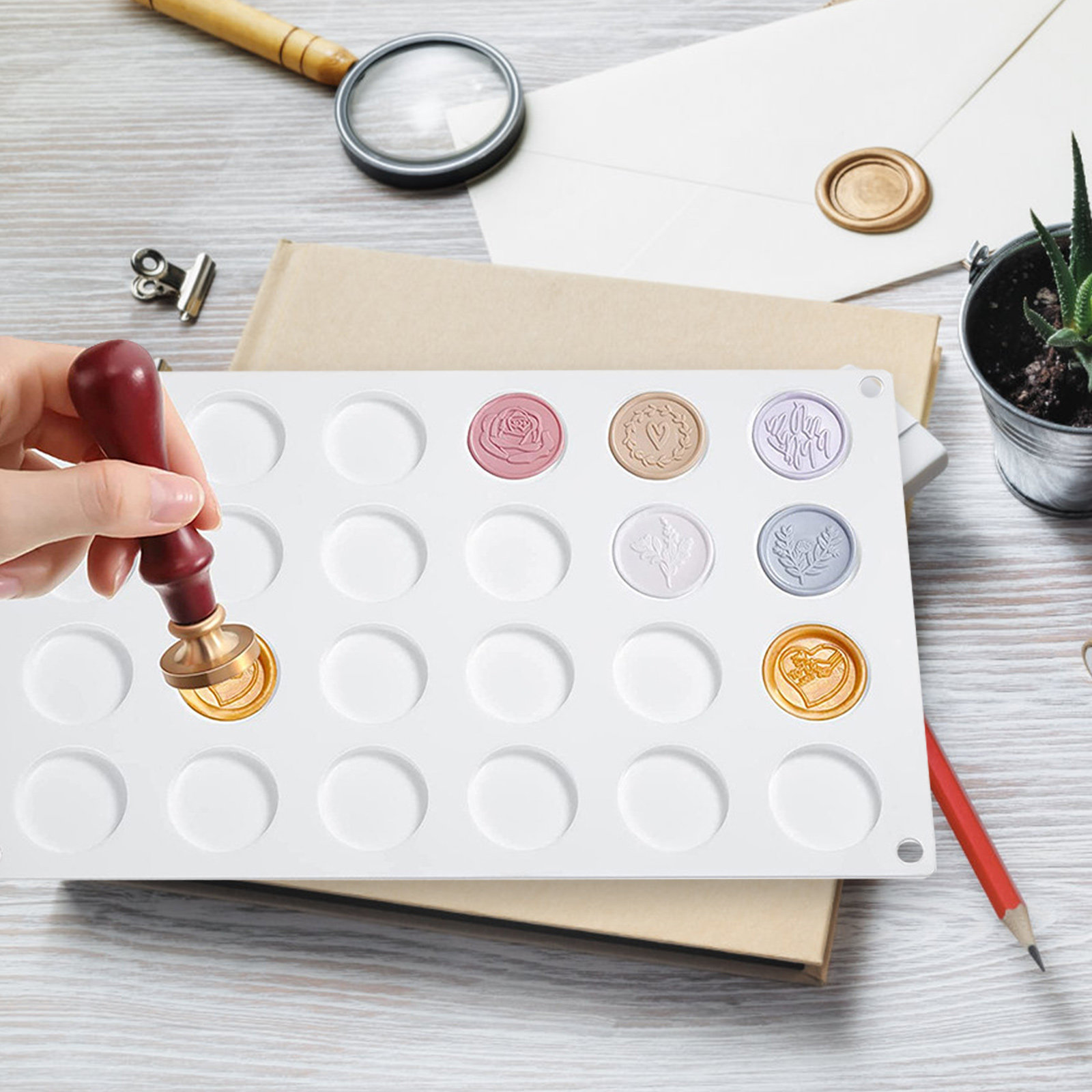 1Set Premium Silicone Wax Seal - Wax Seal Letter Kit recension och pris