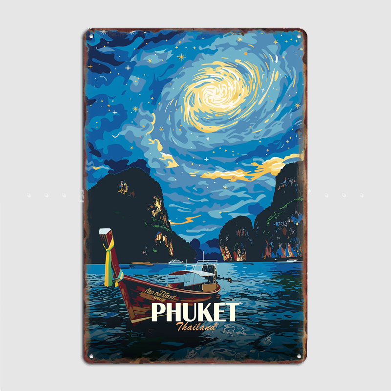 Phuket Thailand Night Sky Boat - Custom Night Sky recension och pris
