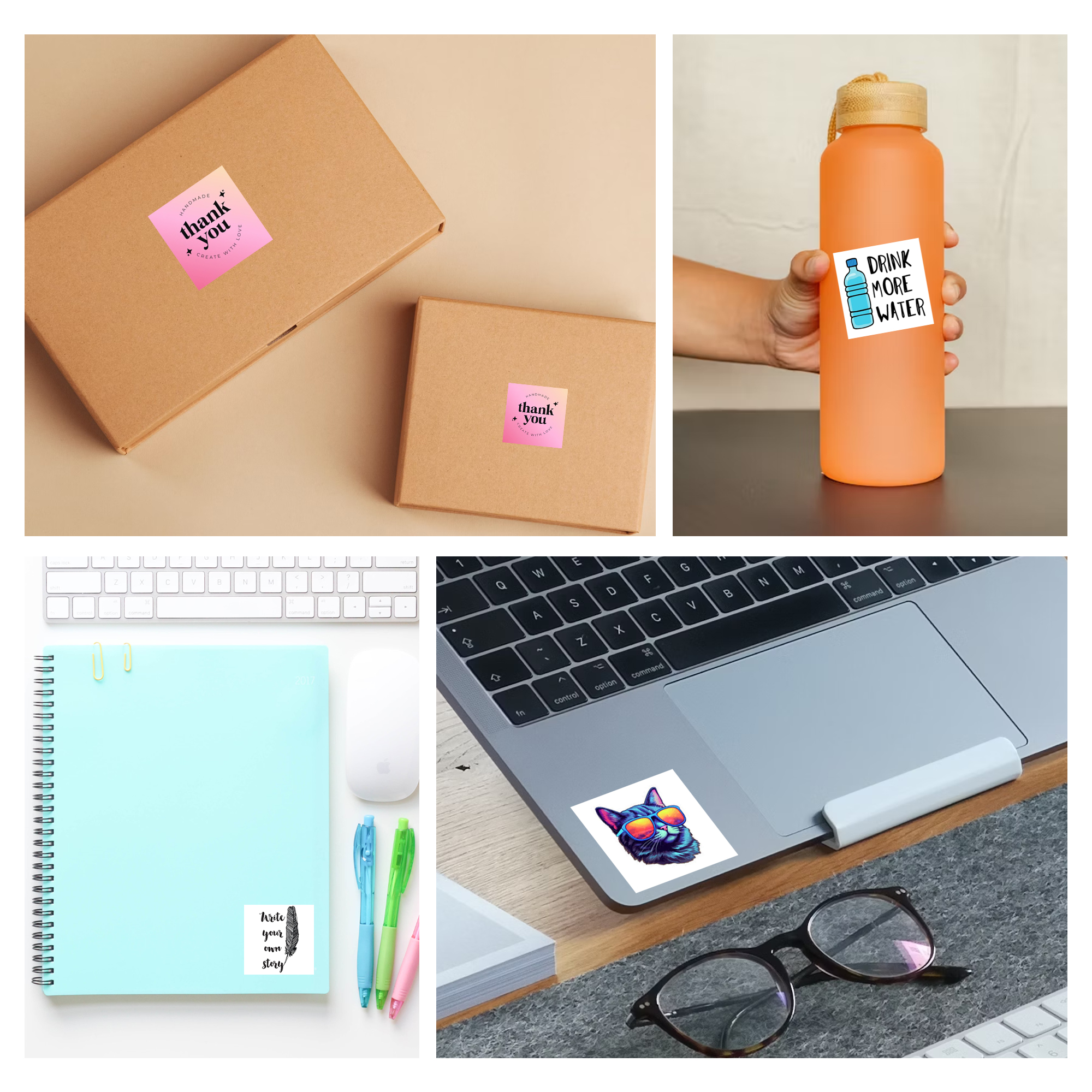 Custom Stickers Waterproof Cus - Personalised Candle Label recension och pris