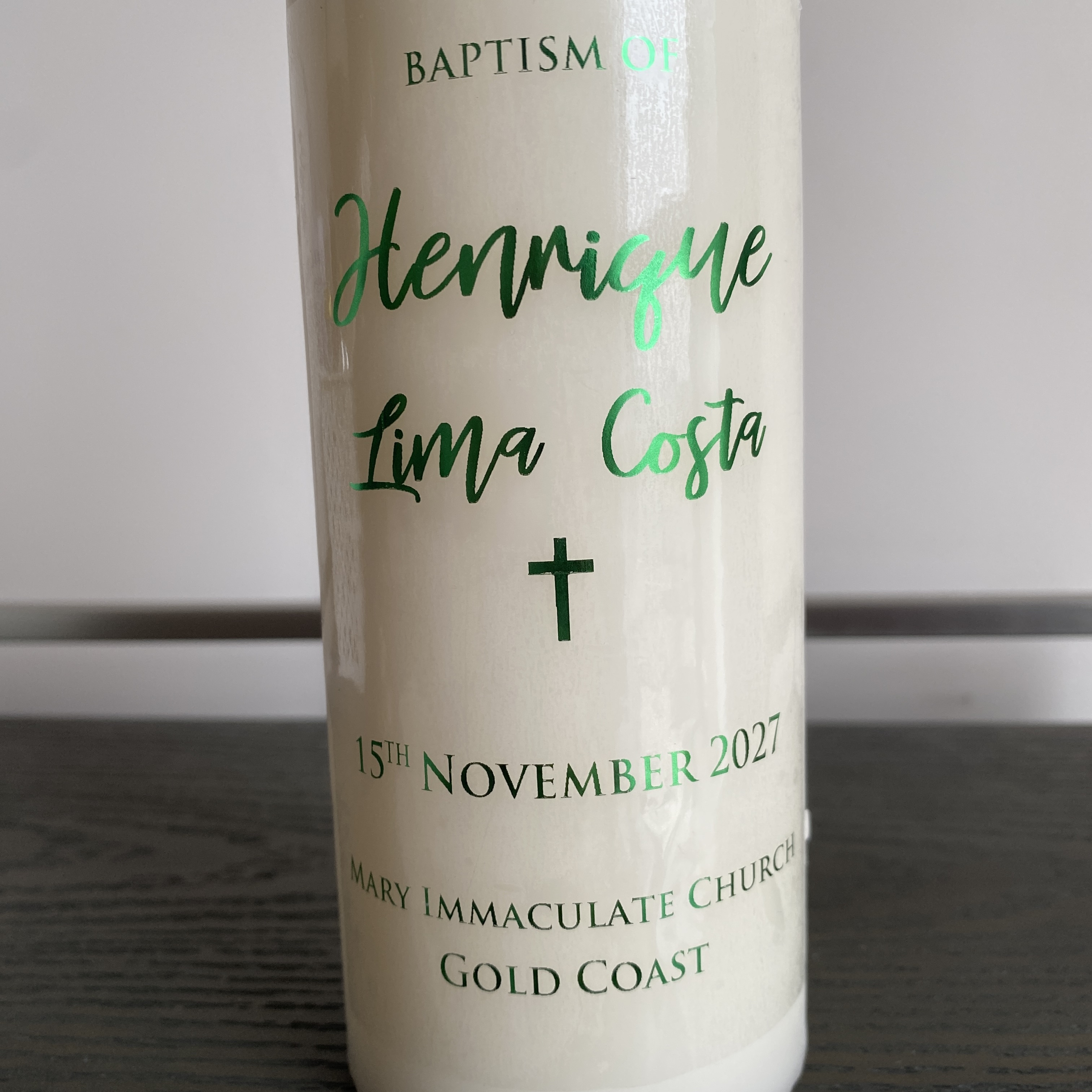 1 Personalized Wedding Candle  - Personalised Candle Label recension och pris