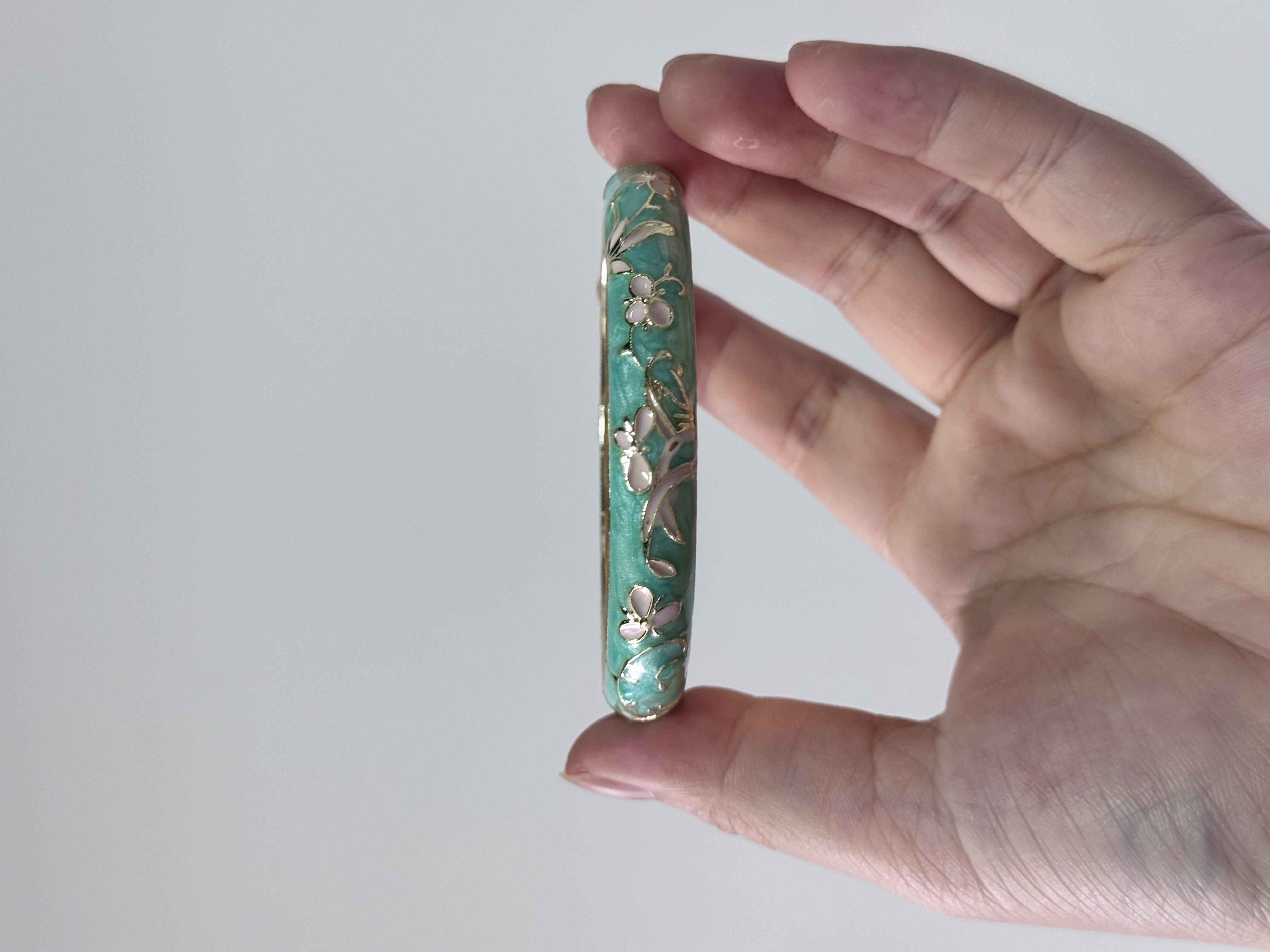 Open cuff bangle Enamel floral - Coordinates Bracelet recension och pris
