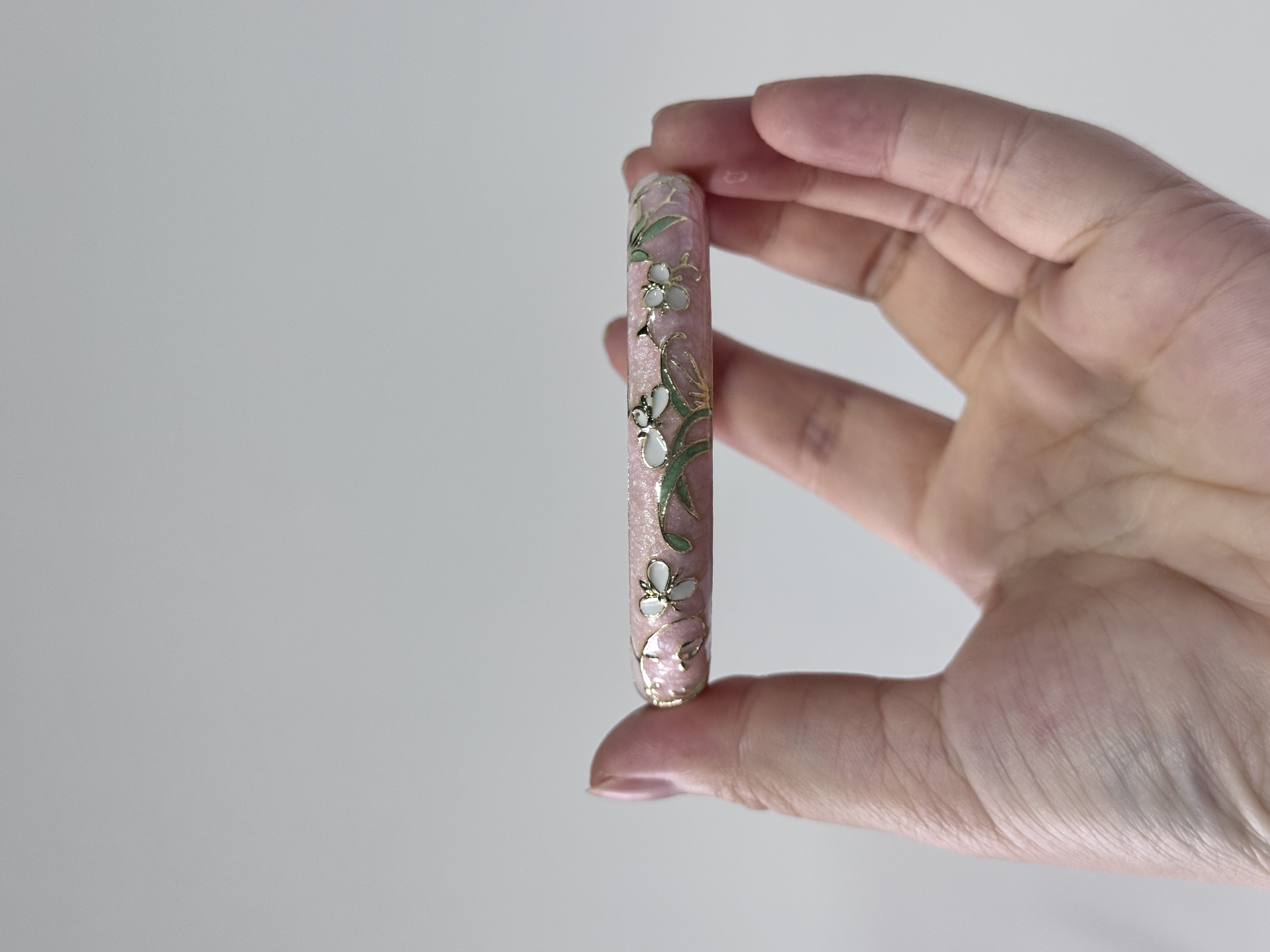 Open cuff bangle Enamel floral - Coordinates Bracelet recension och pris