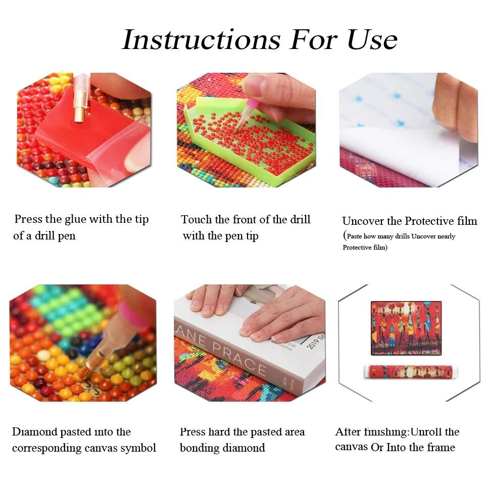 Frameless,5D DIY Full Square D - Photo Mosaic Print recension och pris