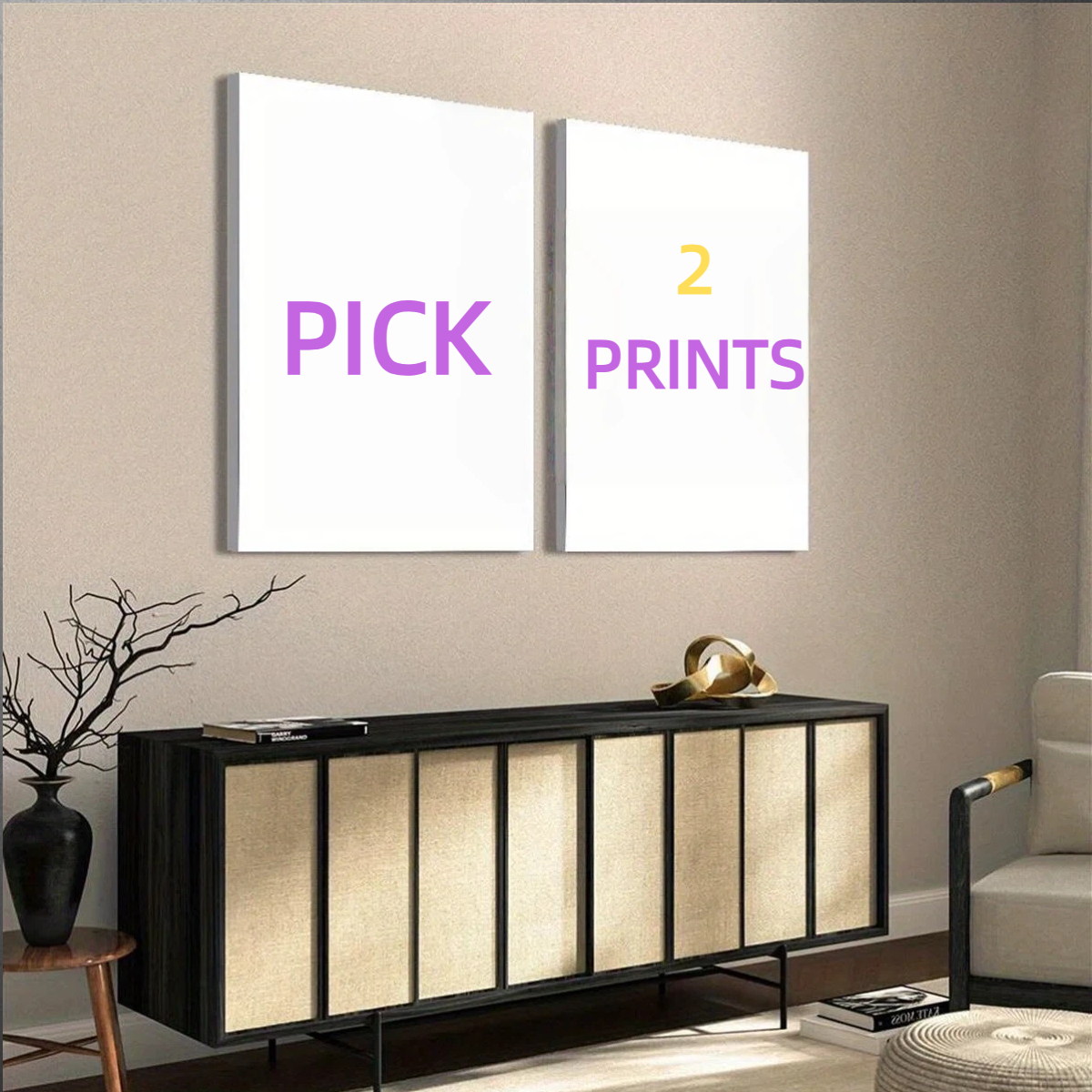 2pcs/set of custom canvas phot - Custom Map Poster recension och pris