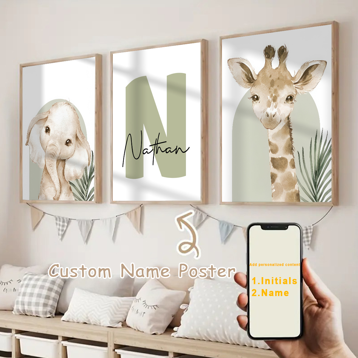 3pcs/set Customized Personaliz - Personalized Name Box recension och pris