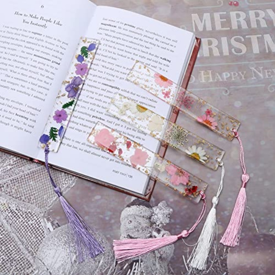 Bookmarks for Women, Book Mark - Dried Flower Bookmark recension och pris