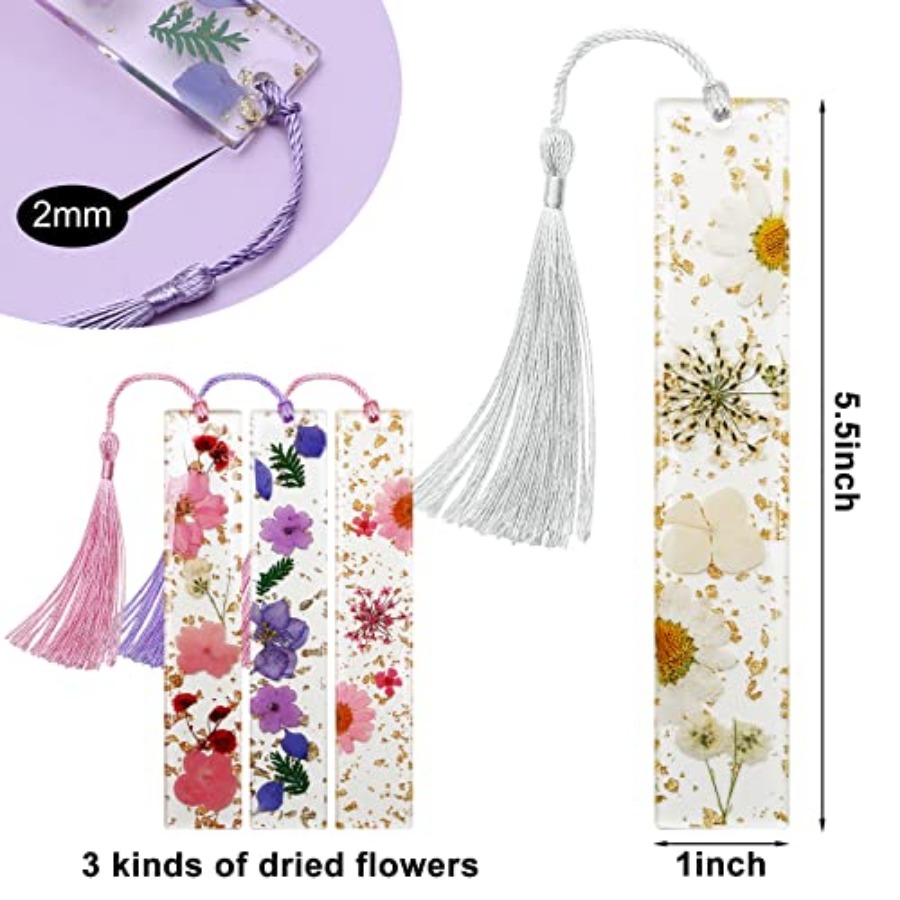 Bookmarks for Women, Book Mark - Dried Flower Bookmark recension och pris