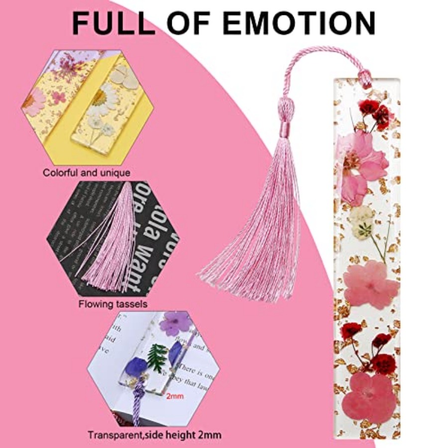 Bookmarks for Women, Book Mark - Dried Flower Bookmark recension och pris