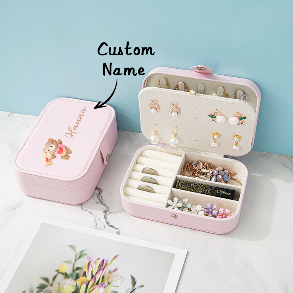 1 customized name jewelry box, - Name Necklace Custom recension och pris