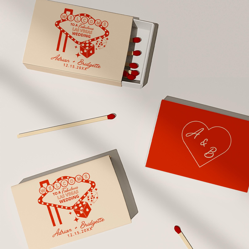 Customized Matchbox Sticker Fo - Personalised Candle Label recension och pris