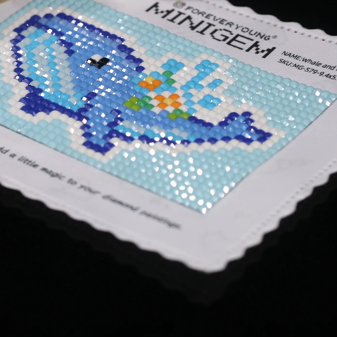 Minigem®: Whale and Flower 9.4 - Photo Mosaic Print recension och pris
