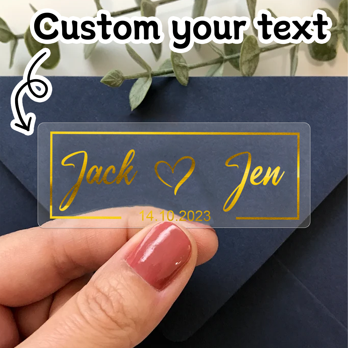 30-240pcs Custom Gold Stamping - Personalised Candle Label recension och pris