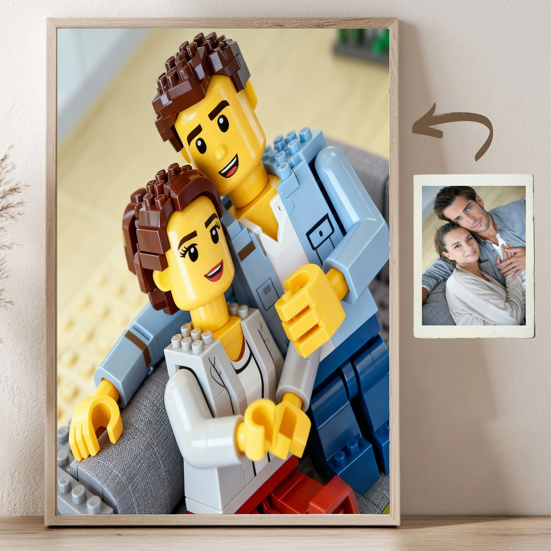 Custom Cartoon Building Block  - Custom Map Poster recension och pris
