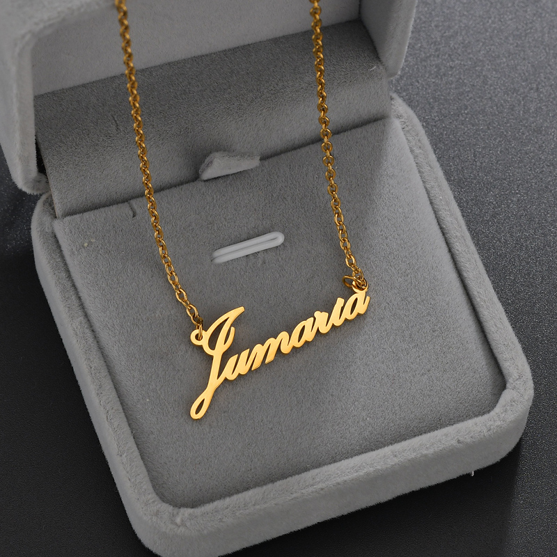 Atoztide Stainless Steel Perso - Name Necklace Custom recension och pris