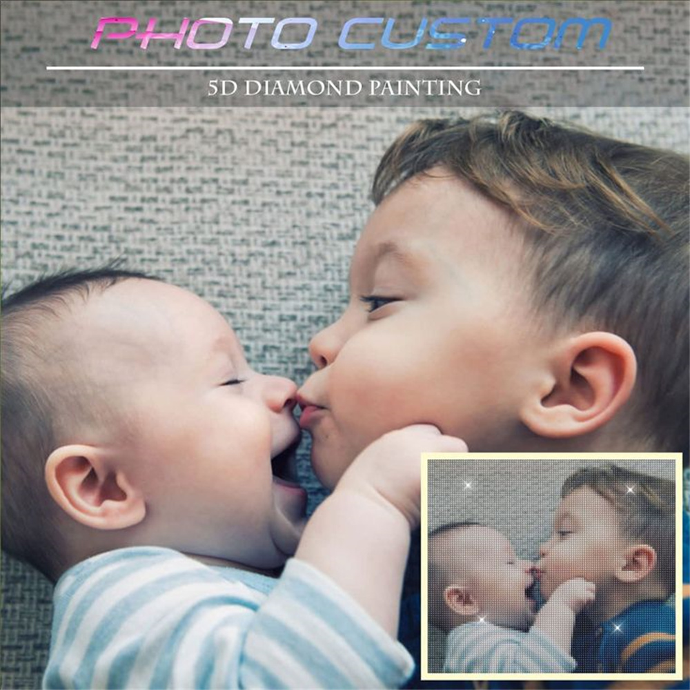 HUACAN Customized Photo 5D Diy - Photo Mosaic Print recension och pris