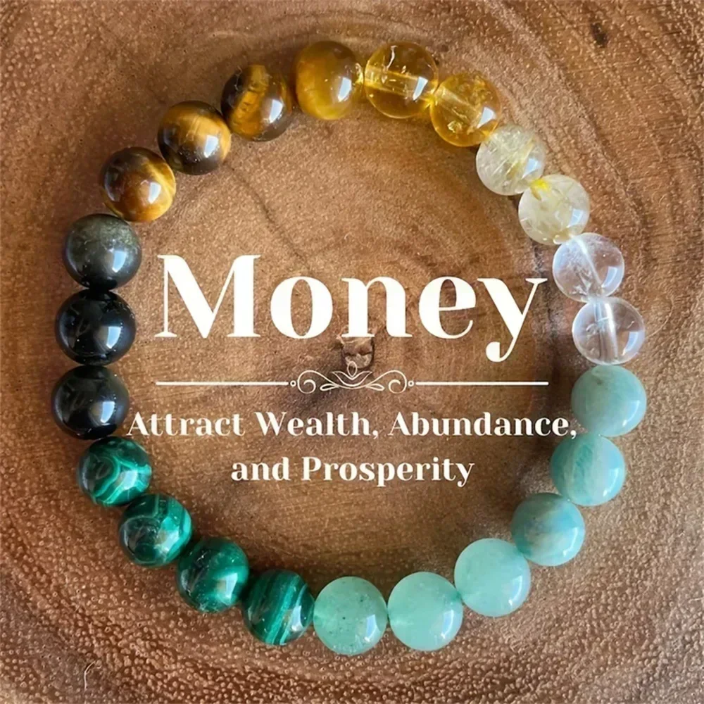 Attract Money Wealth Health Pu - Coordinates Bracelet recension och pris