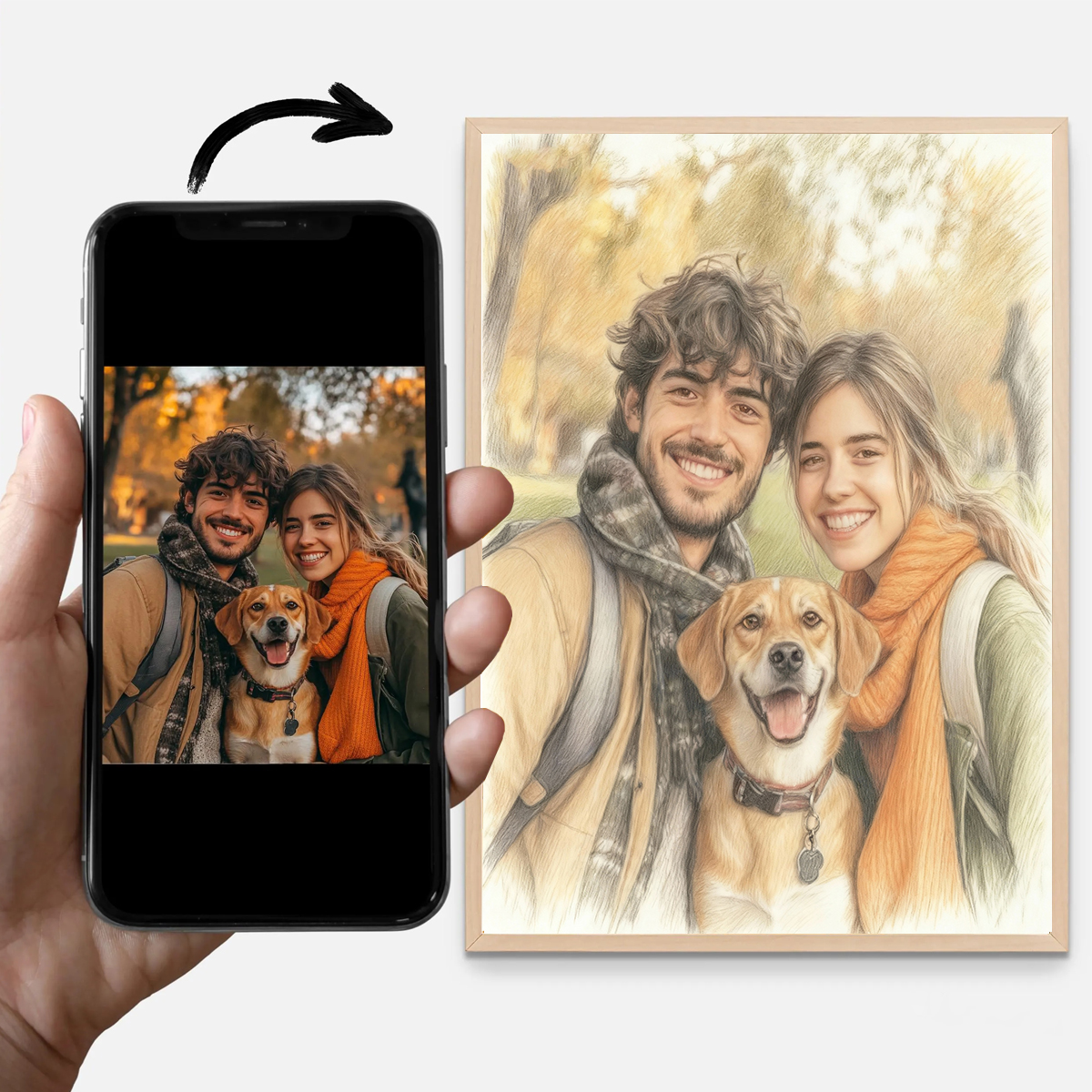 Personalized Custom Colored Pe - Pet Portrait Custom recension och pris