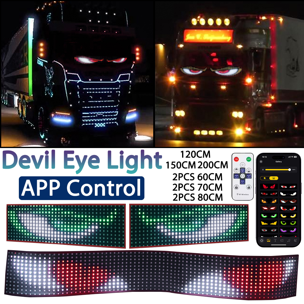 Truck Devil Eyes LED Light APP - Custom Map Poster recension och pris