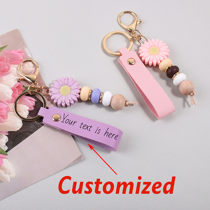 Daisy Pendant Custom Text Keyc - Initial Ring Custom recension och pris